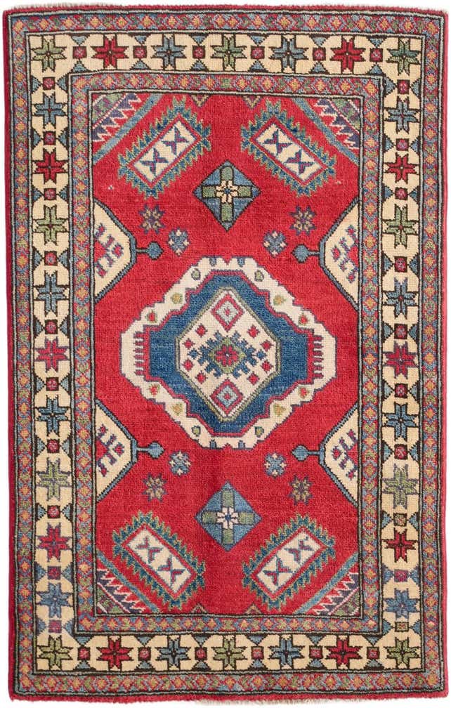 2' 8 x 4' 3 Hand Knotted Kazak Rug