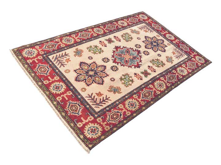 3' 5 x 5' 1 Hand Knotted Kazak Rug
