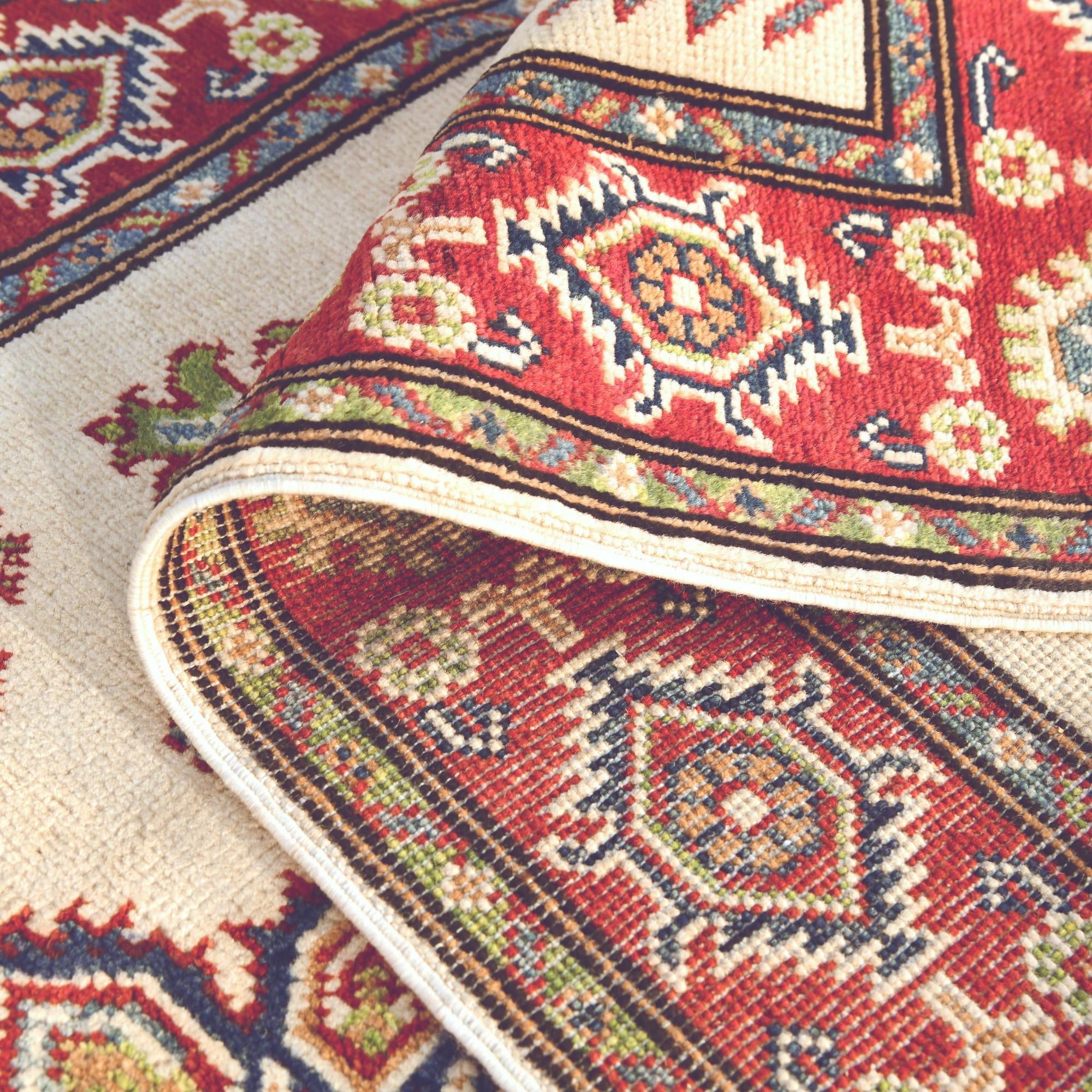 3' 5 x 5' 1 Hand Knotted Kazak Rug