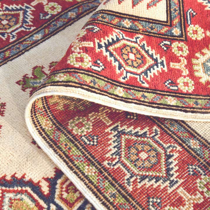 3' 5 x 5' 1 Hand Knotted Kazak Rug