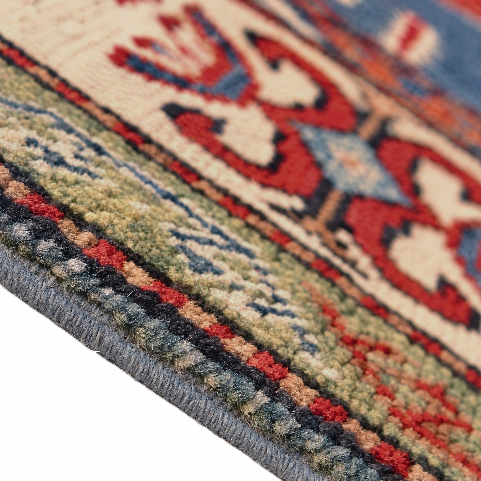 155cm x 215cm Hand Knotted Kazak Rug