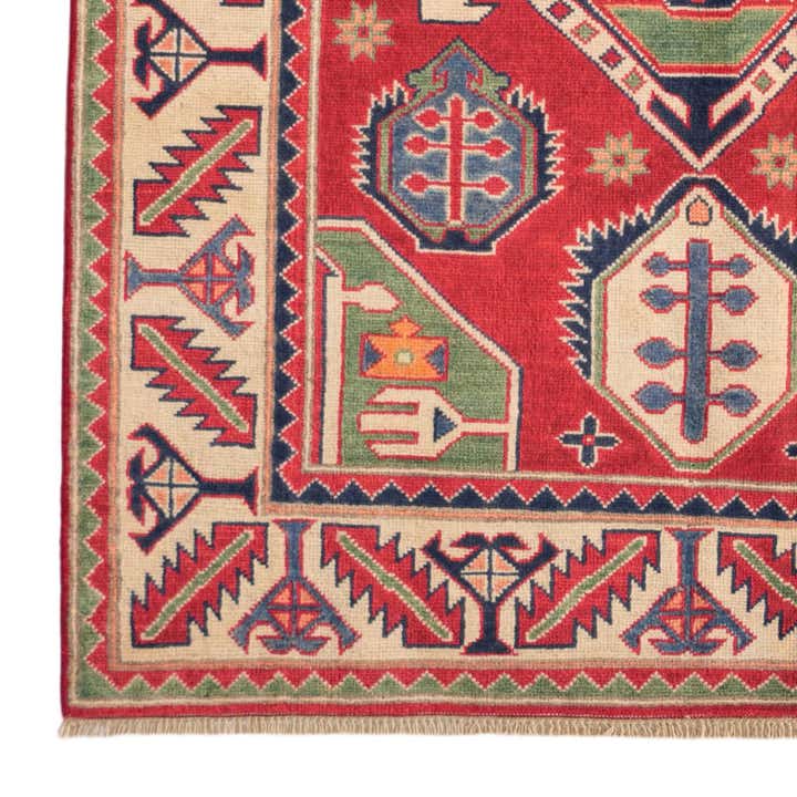 3' 11 x 5' 10 Hand Knotted Kazak Rug