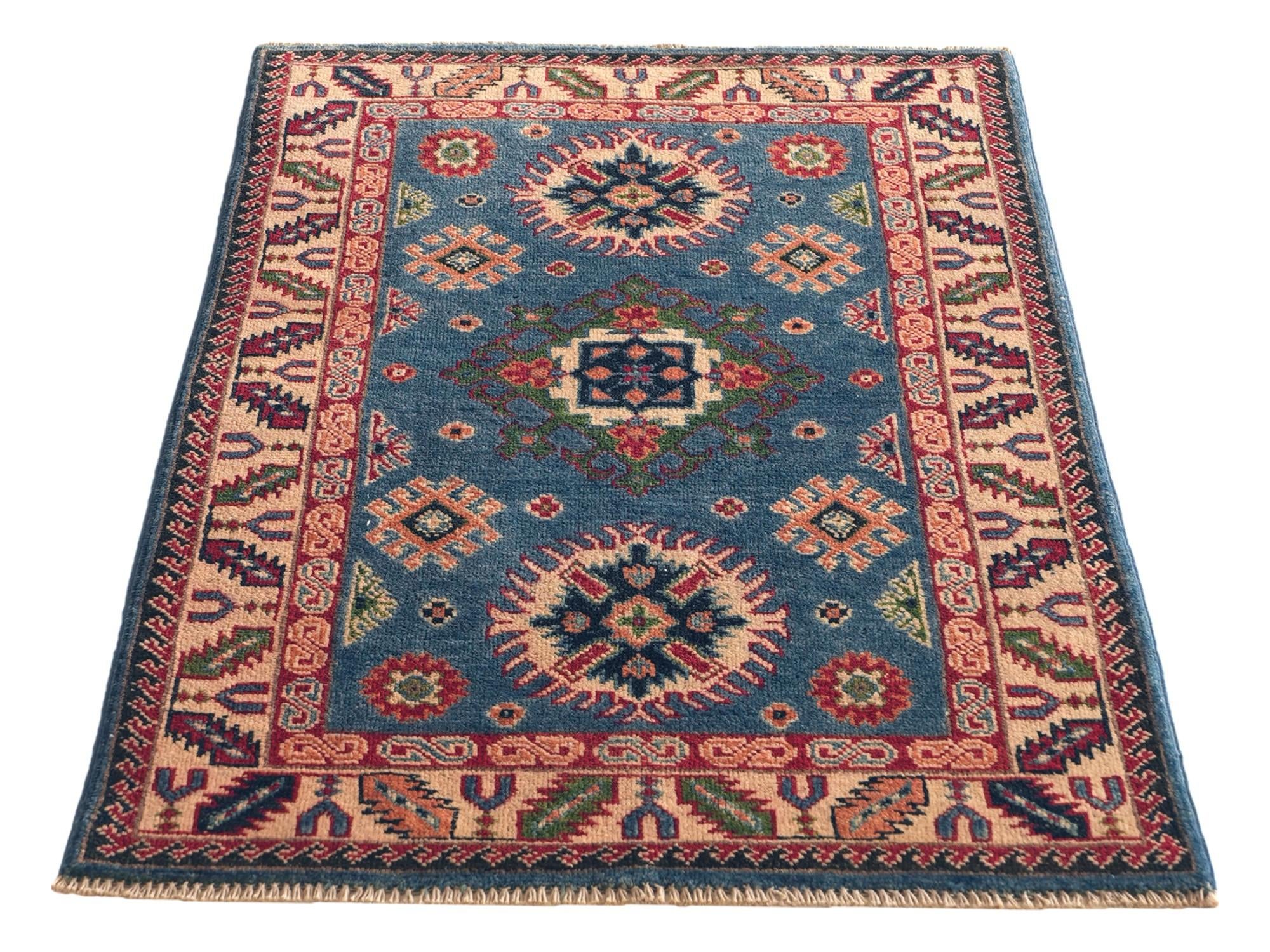 Detail image 5 of 10: 2' 7 x 4' 2 Hand Knotted Kazak Rug