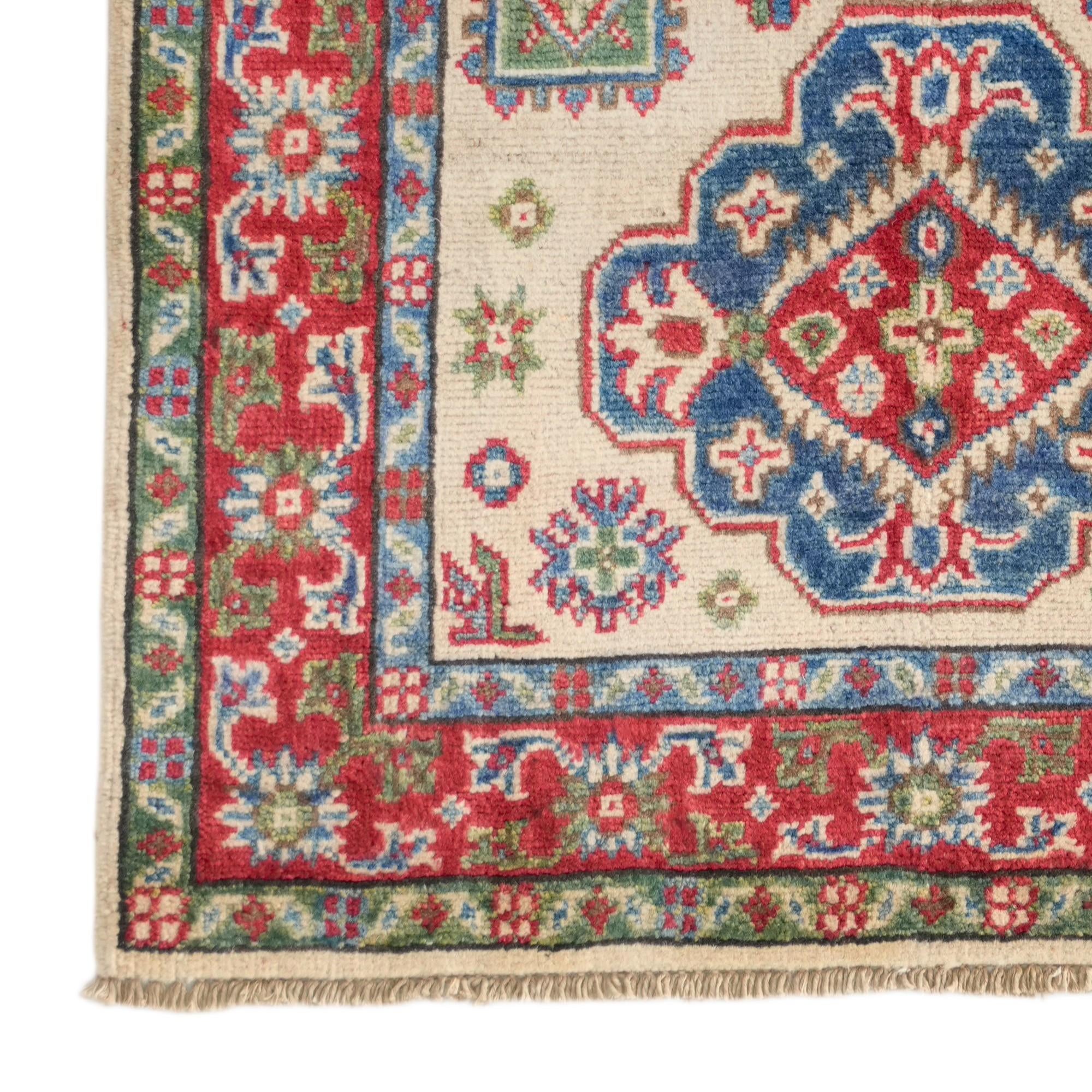 2' 6 x 4' 2 Hand Knotted Kazak Rug