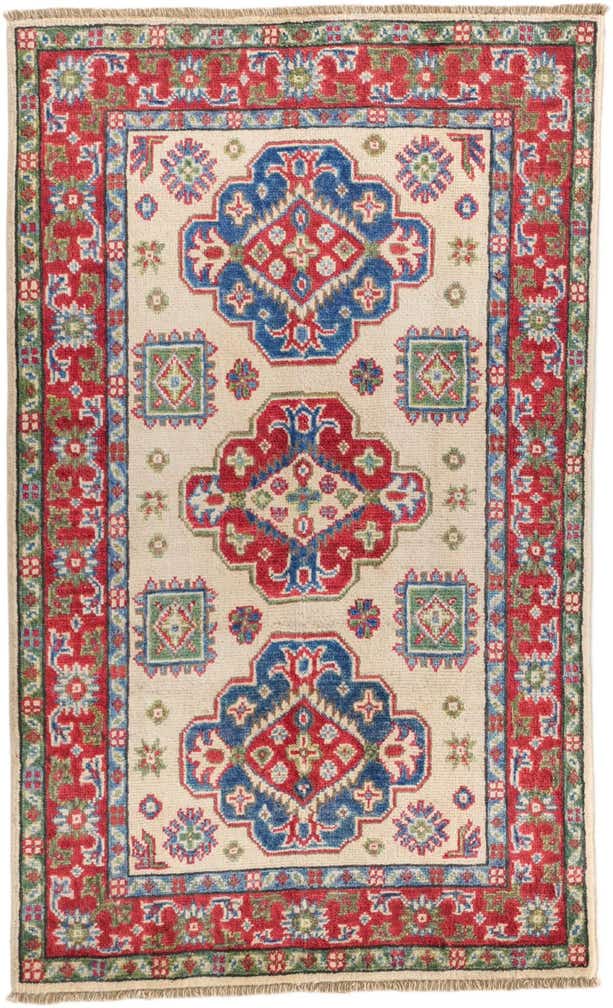 2' 6 x 4' 2 Hand Knotted Kazak Rug
