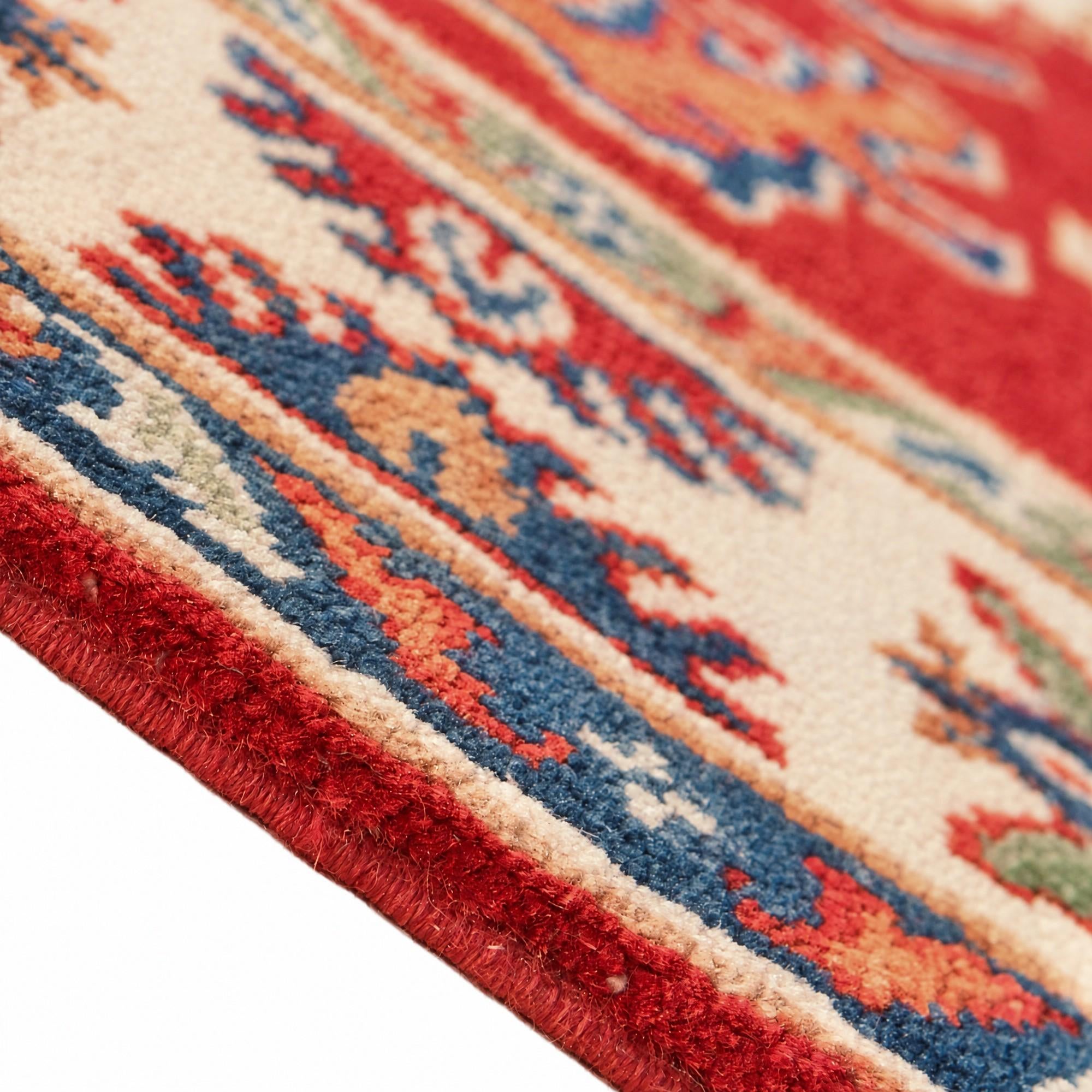 100cm x 150cm Hand Knotted Kazak Rug