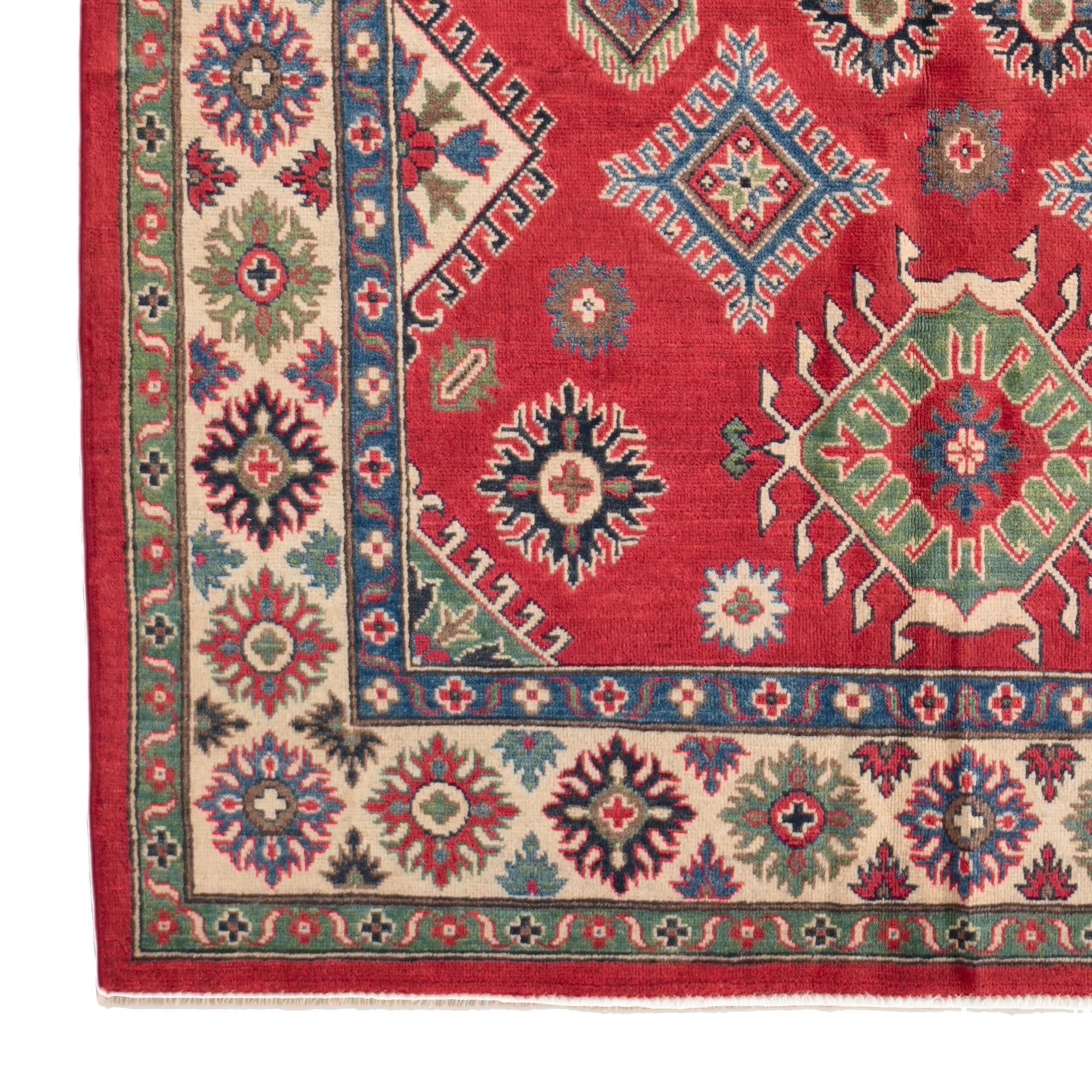 170cm x 270cm Hand Knotted Kazak Rug