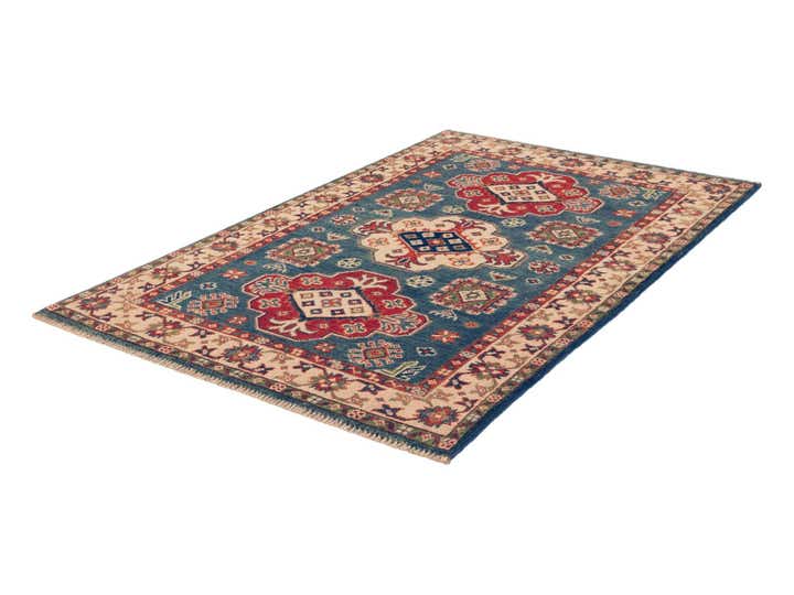 3' 2 x 4' 11 Hand Knotted Kazak Rug