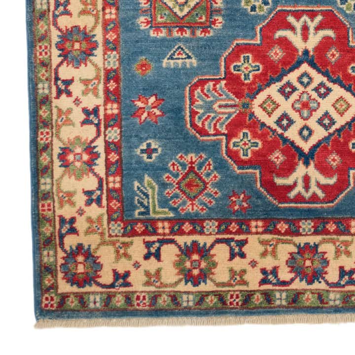3' 2 x 4' 11 Hand Knotted Kazak Rug