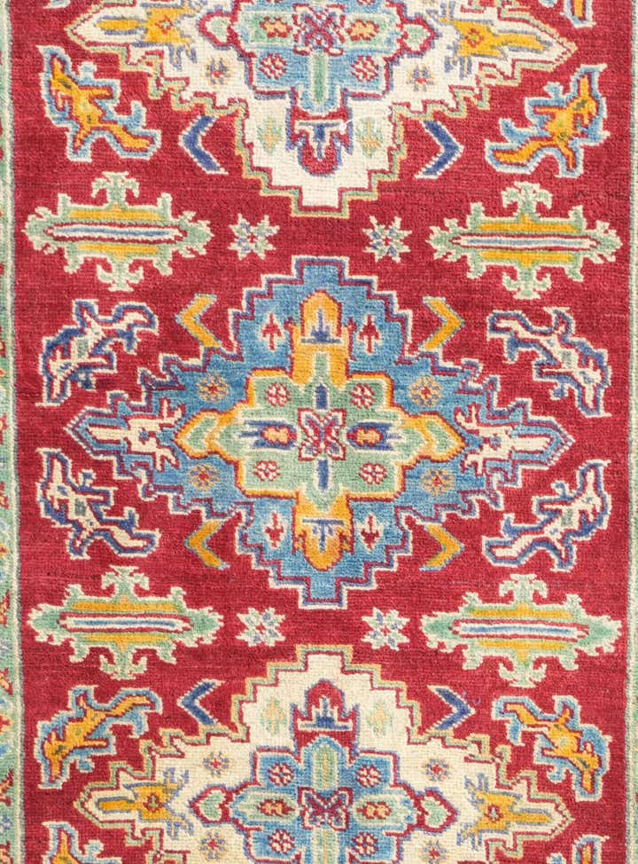 3' 3 x 4' 11 Hand Knotted Kazak Rug
