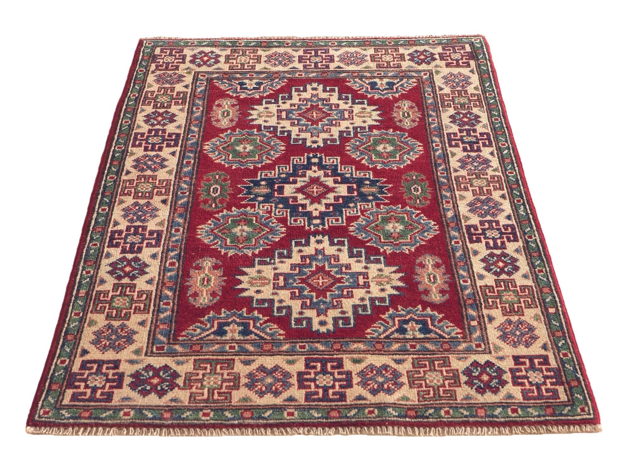 Detail image 5 of 10: 2' 8 x 4' 2 Hand Knotted Kazak Rug