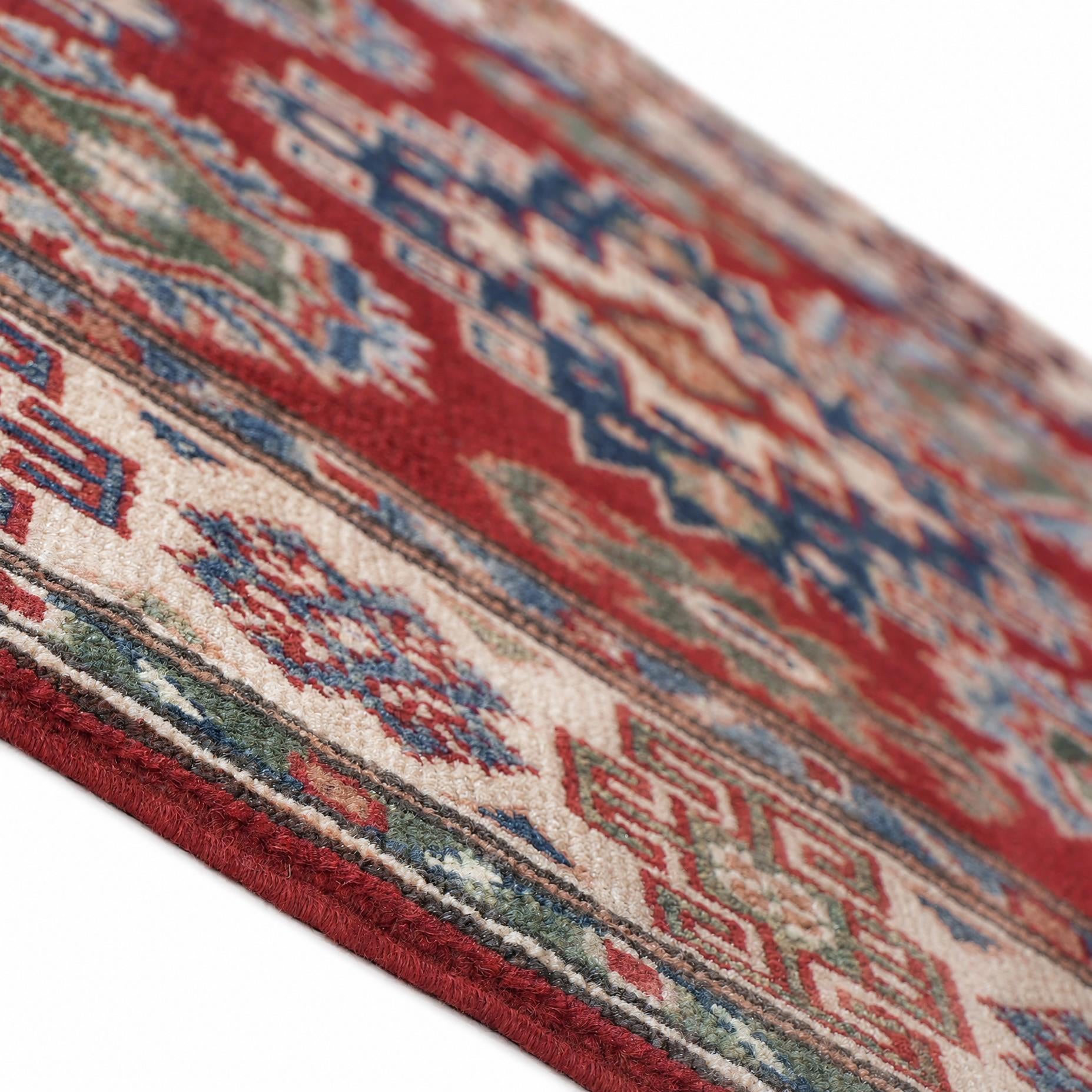 80cm x 125cm Hand Knotted Kazak Rug