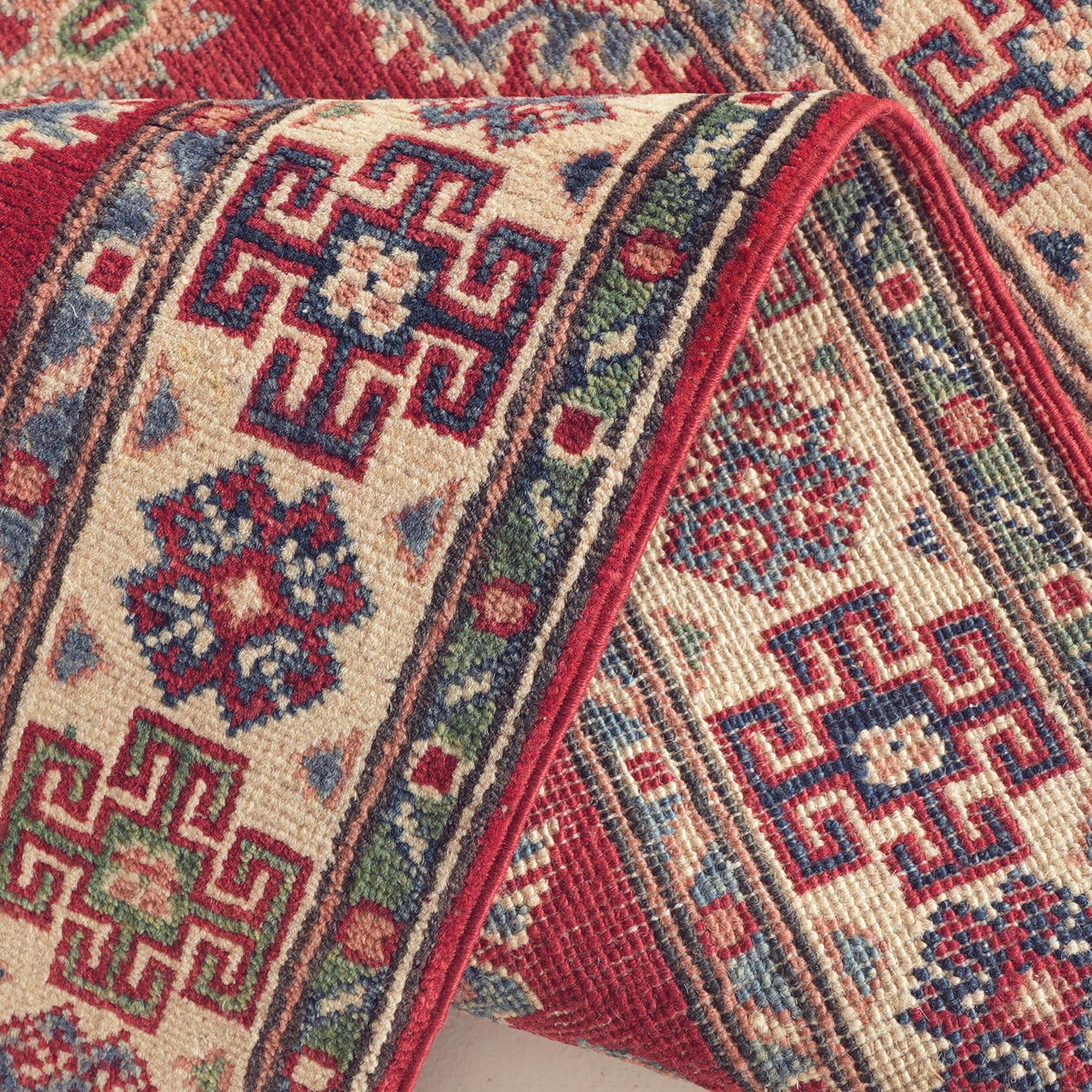 Detail image 8 of 10: 2' 8 x 4' 2 Hand Knotted Kazak Rug