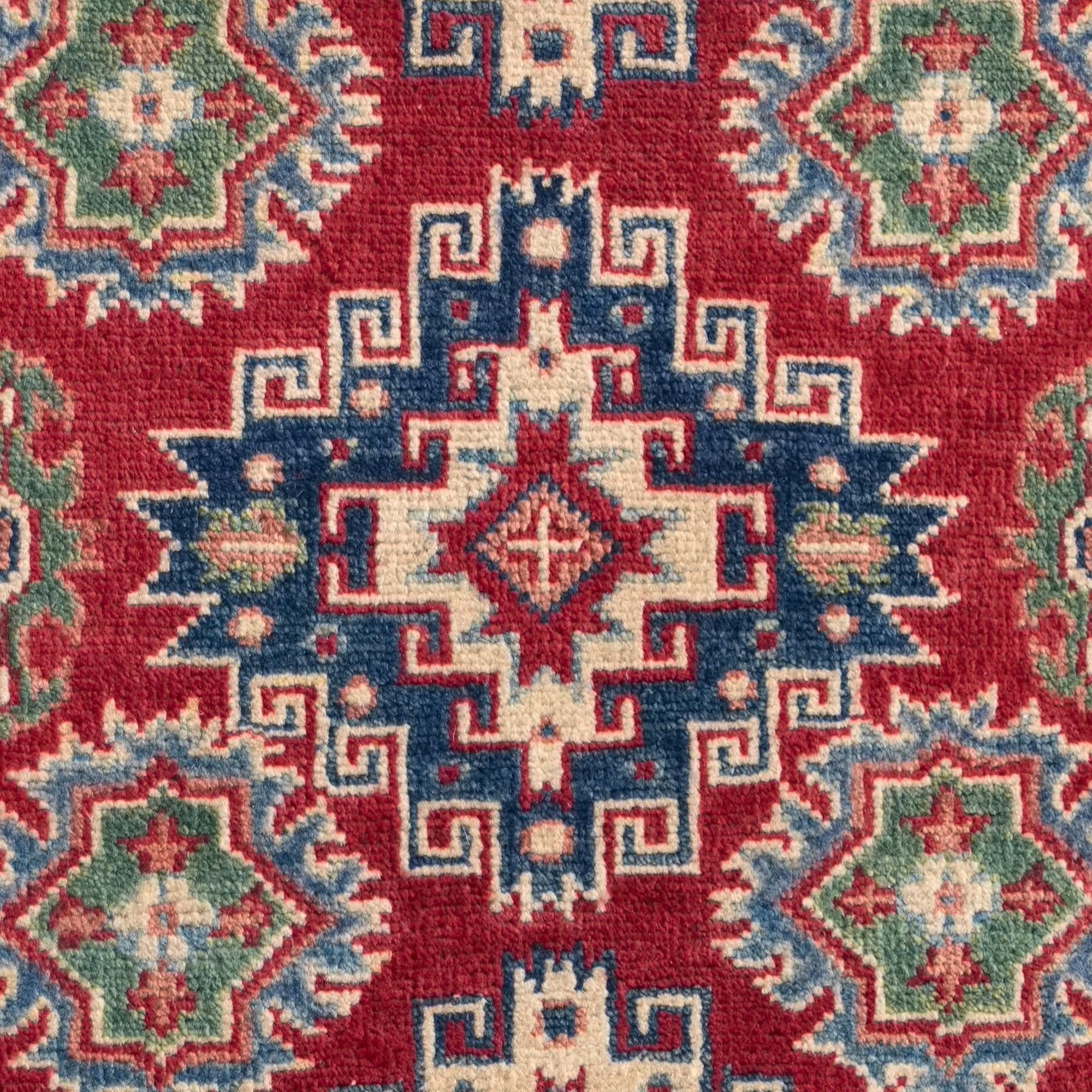 Detail image 10 of 10: 2' 8 x 4' 2 Hand Knotted Kazak Rug