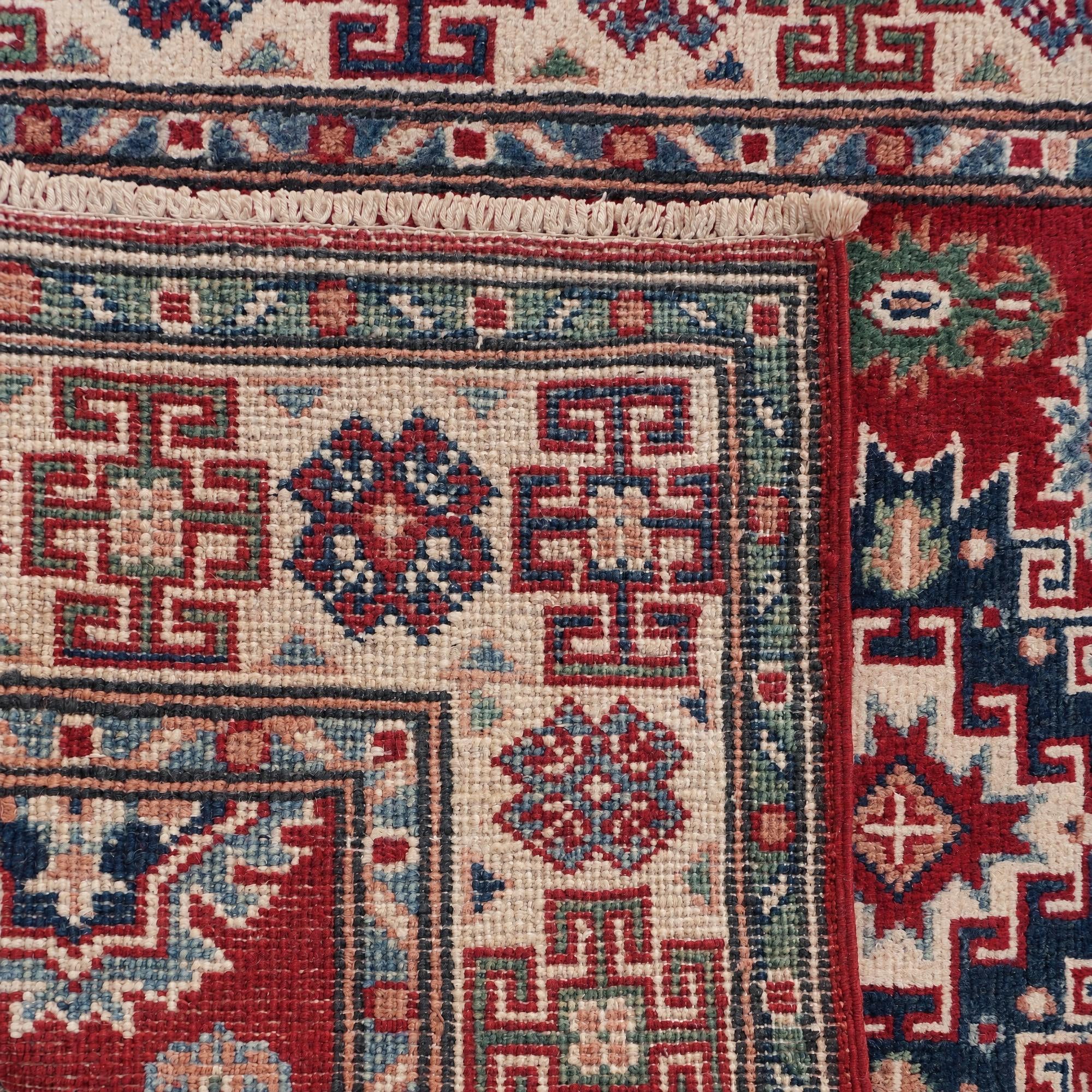 80cm x 125cm Hand Knotted Kazak Rug