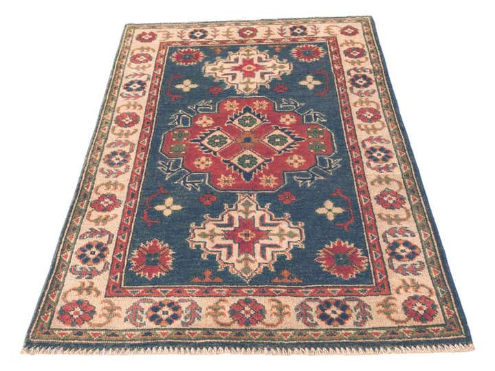 2' 7 x 4' 3 Hand Knotted Kazak Rug