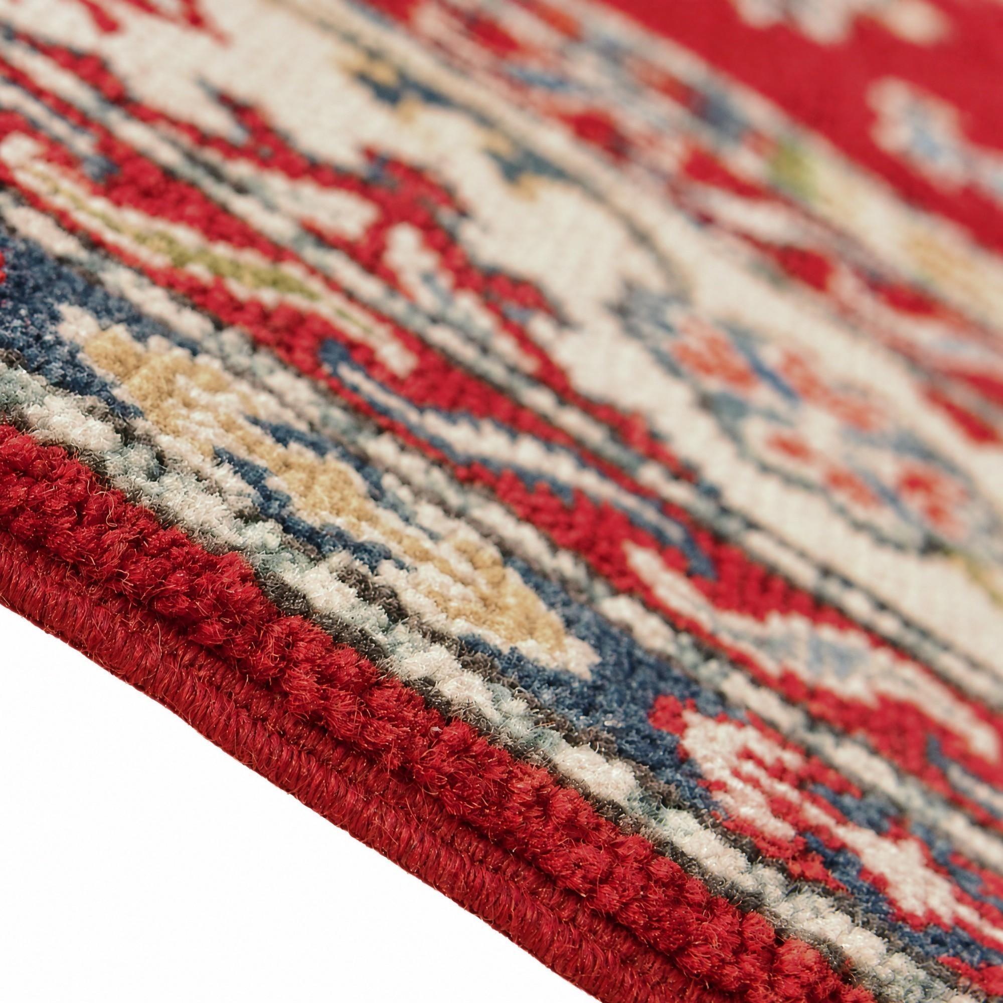 6' 3 x 8' 11 Hand Knotted Kazak Rug