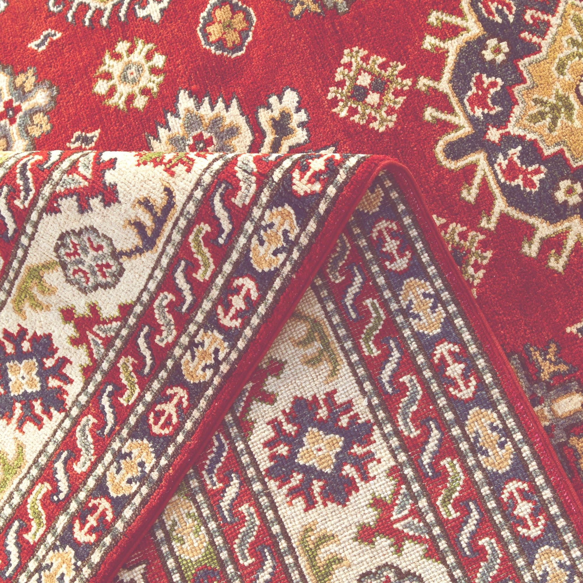 6' 3 x 8' 11 Hand Knotted Kazak Rug