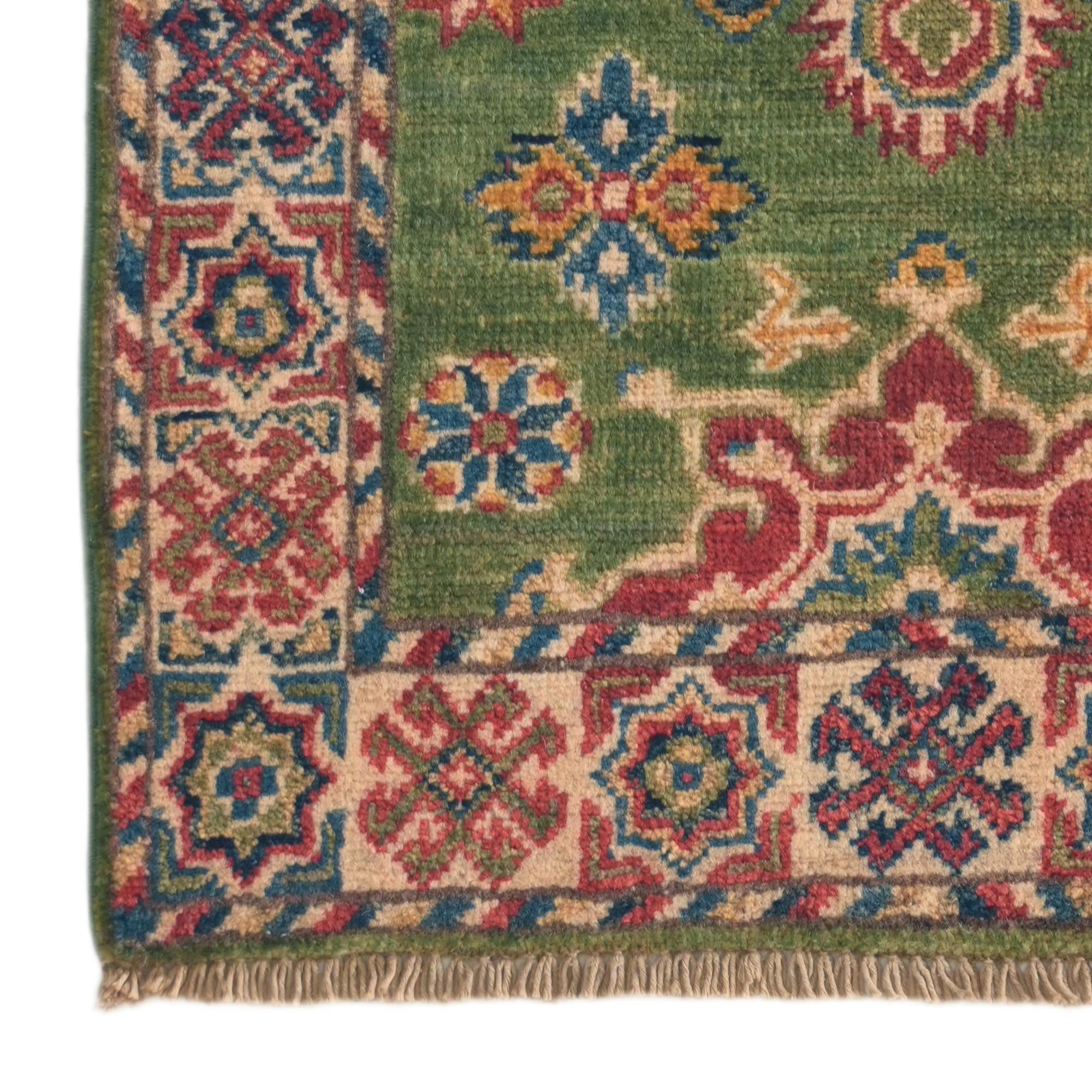 60cm x 85cm Hand Knotted Kazak Rug