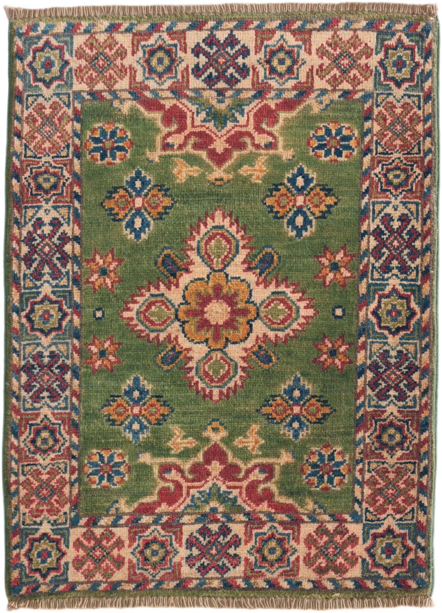 2' x 2' 10 Hand Knotted Kazak Rug