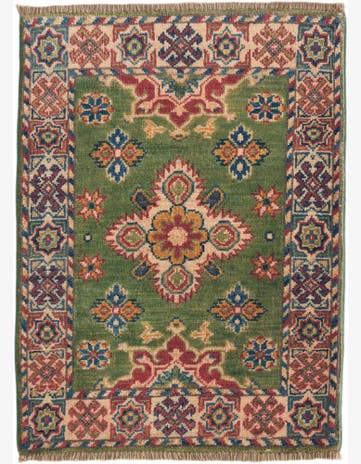 2' x 2' 10 Hand Knotted Kazak Rug