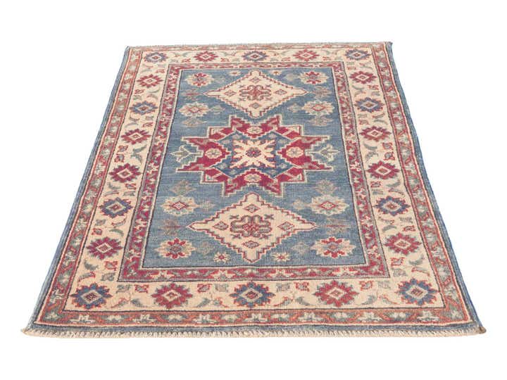 2' 9 x 4' Hand Knotted Kazak Rug