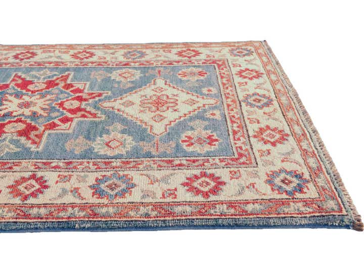2' 9 x 4' Hand Knotted Kazak Rug