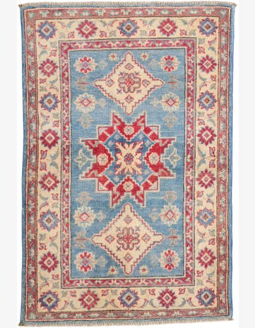 2' 9 x 4' Hand Knotted Kazak Rug