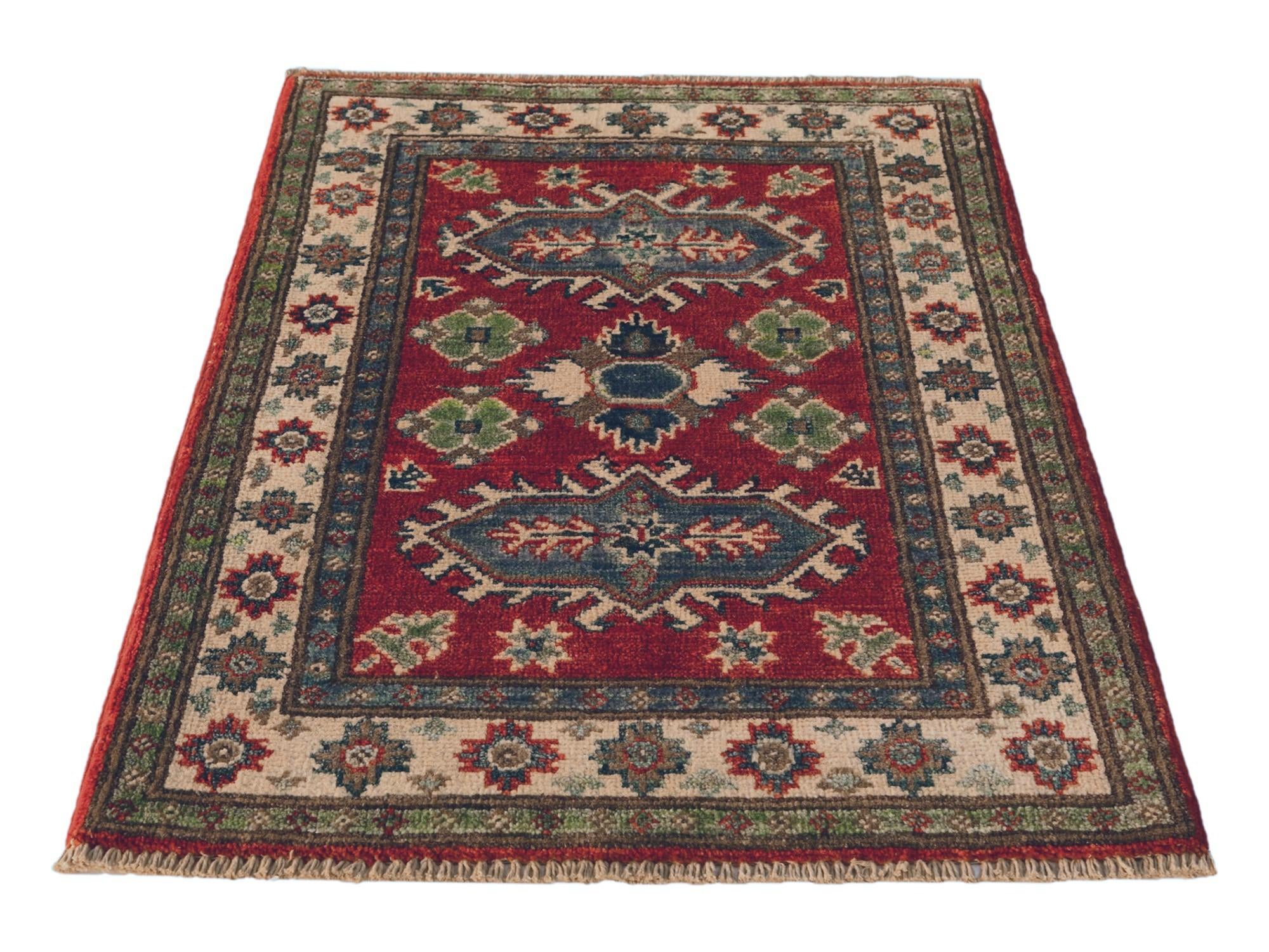 65cm x 95cm Hand Knotted Kazak Rug