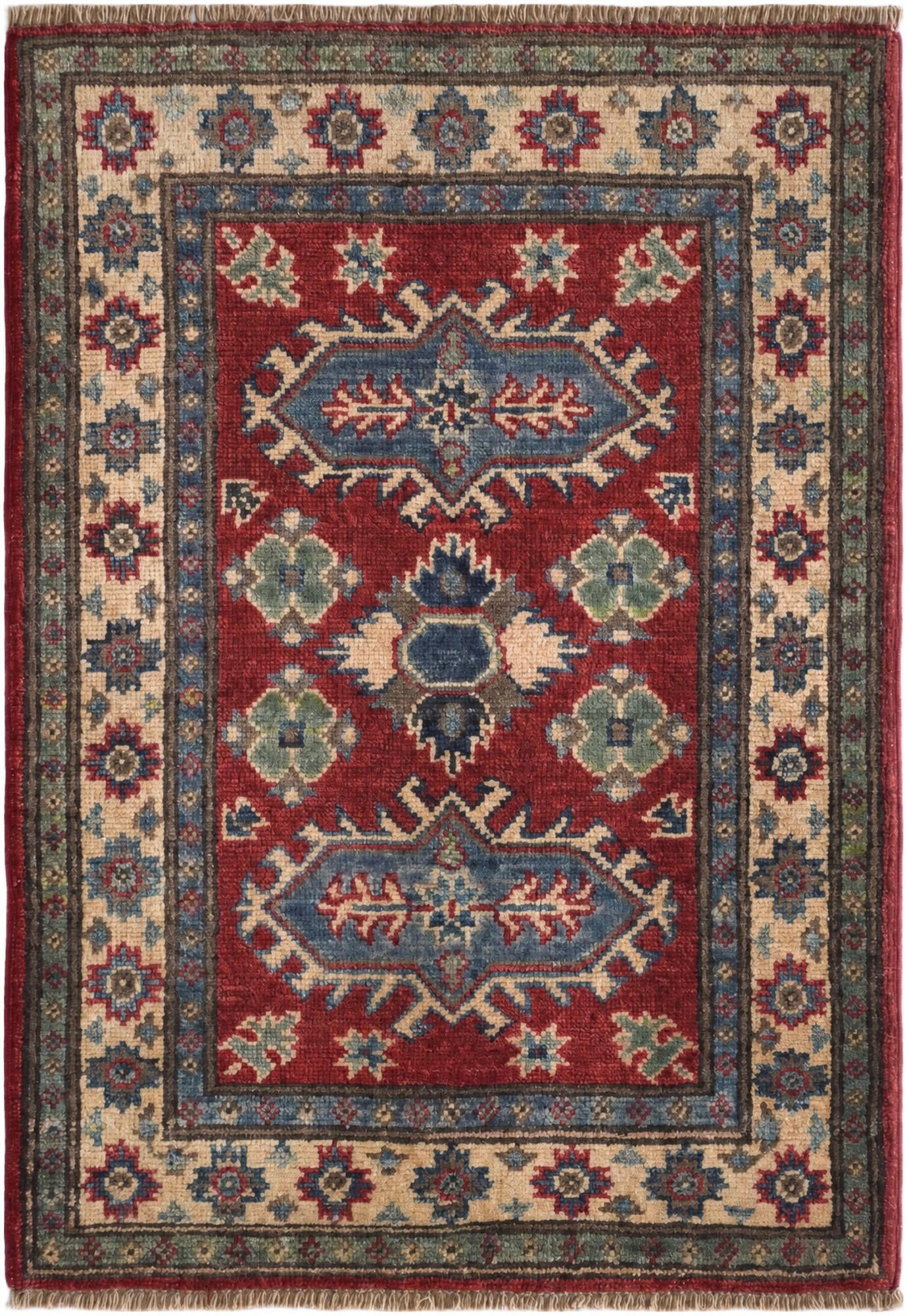 2' 1 x 3' 1 Hand Knotted Kazak Rug