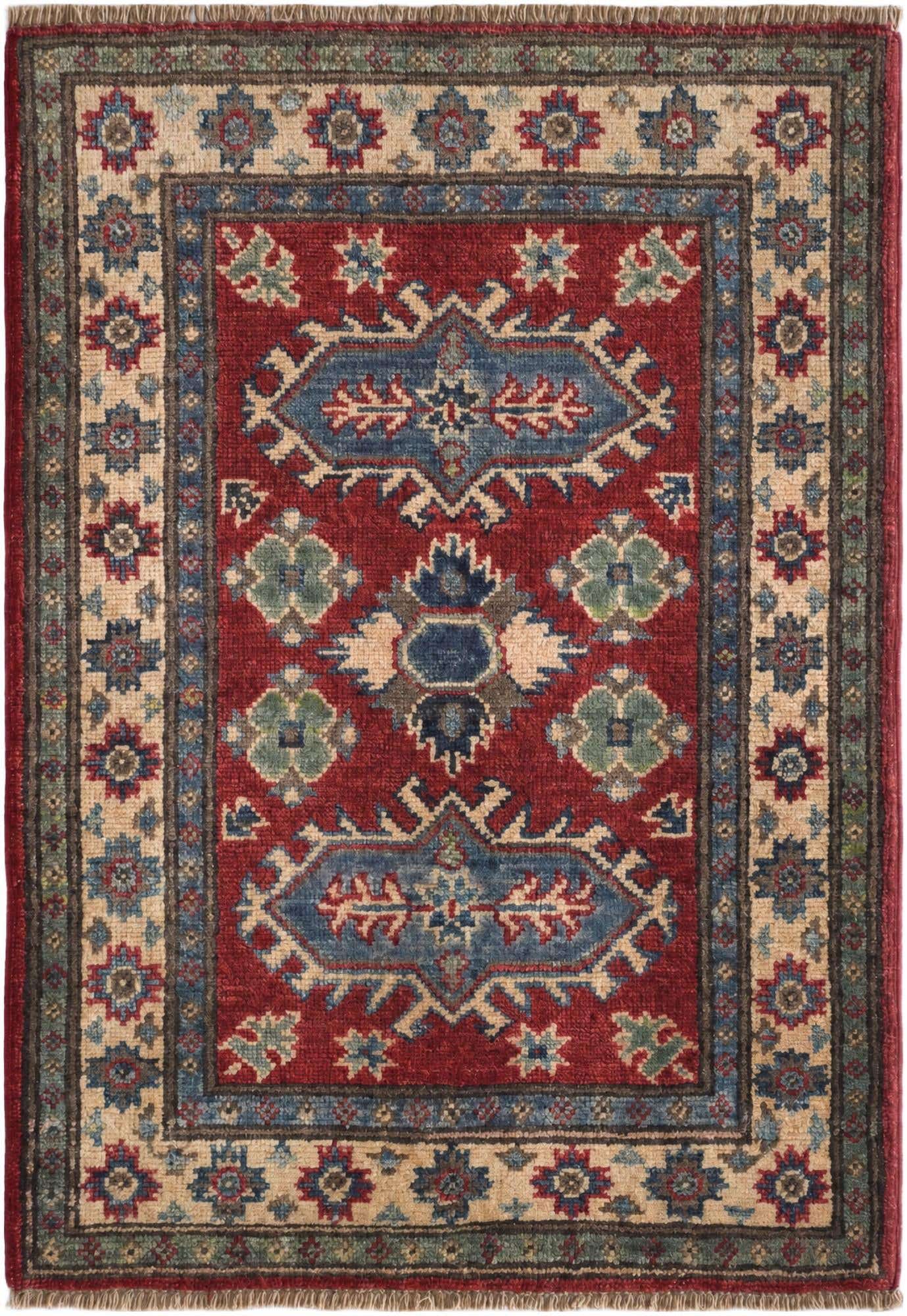 2' 1 x 3' 1 Hand Knotted Kazak Rug