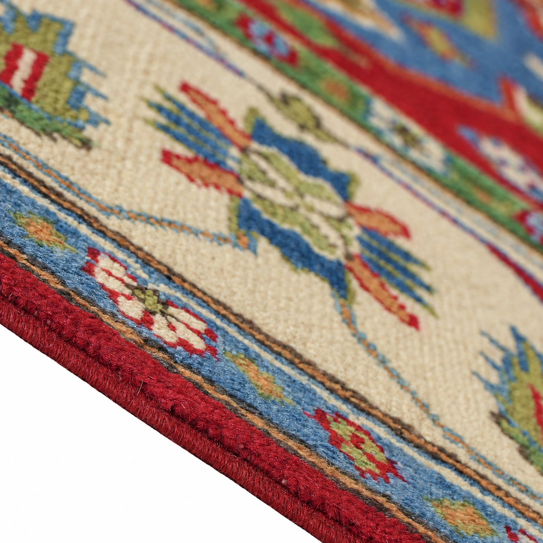 200cm x 300cm Handgeknüpft Kazak Teppich