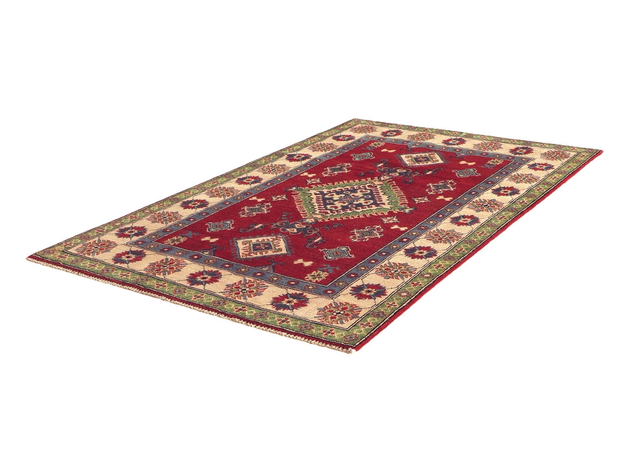 Detail image 4 of 10: 3' 11 x 6' 3 Hand Knotted Kazak Rug