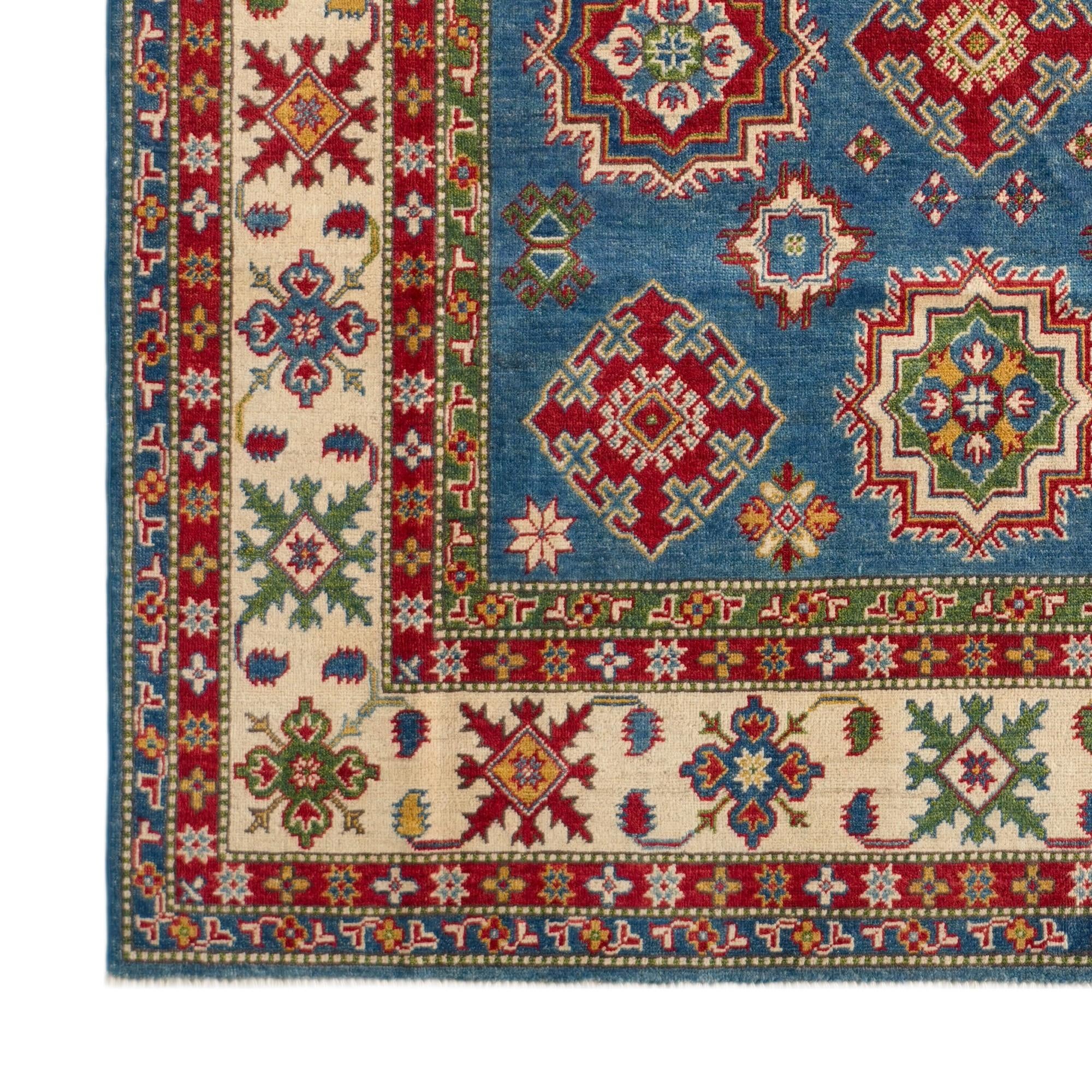 Detail image 7 of 10: 6' 8 x 9' 10 Hand Knotted Kazak Rug