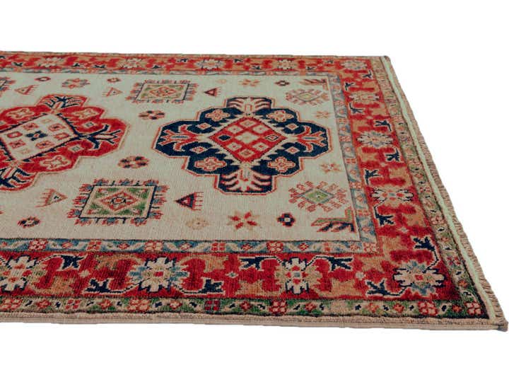 3' 4 x 5' 1 Hand Knotted Kazak Rug