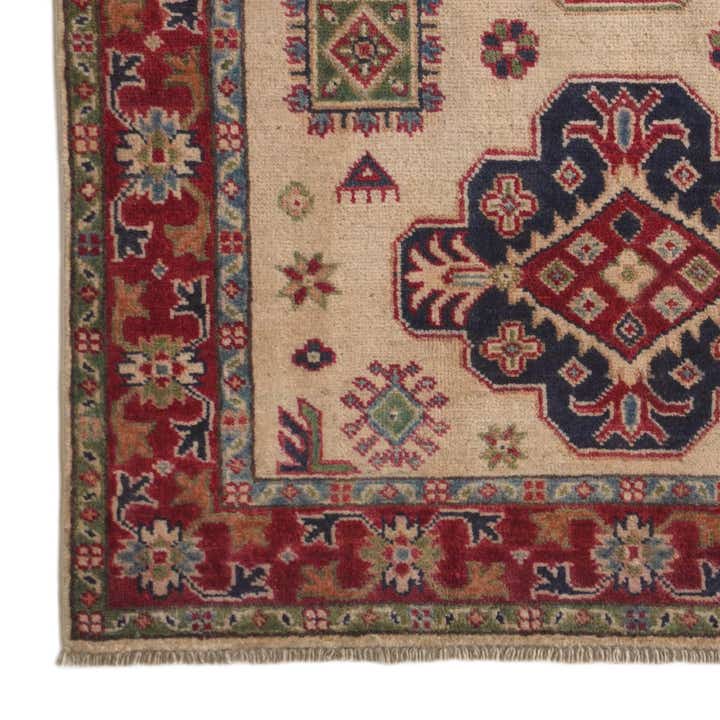 3' 4 x 5' 1 Hand Knotted Kazak Rug