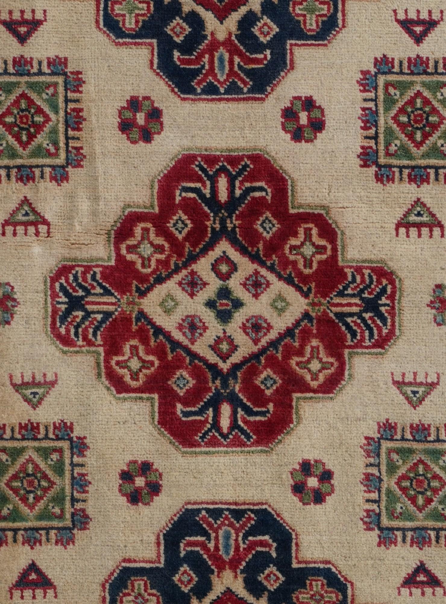 3' 4 x 5' 1 Hand Knotted Kazak Rug