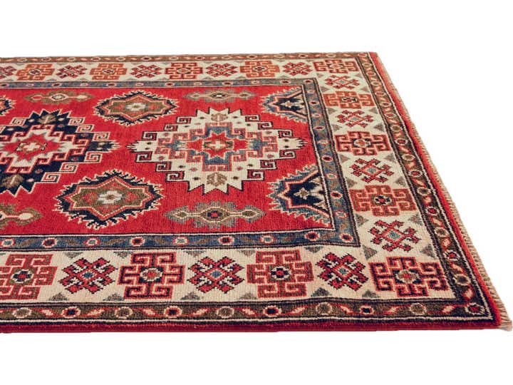 3' 3 x 4' 11 Hand Knotted Kazak Rug