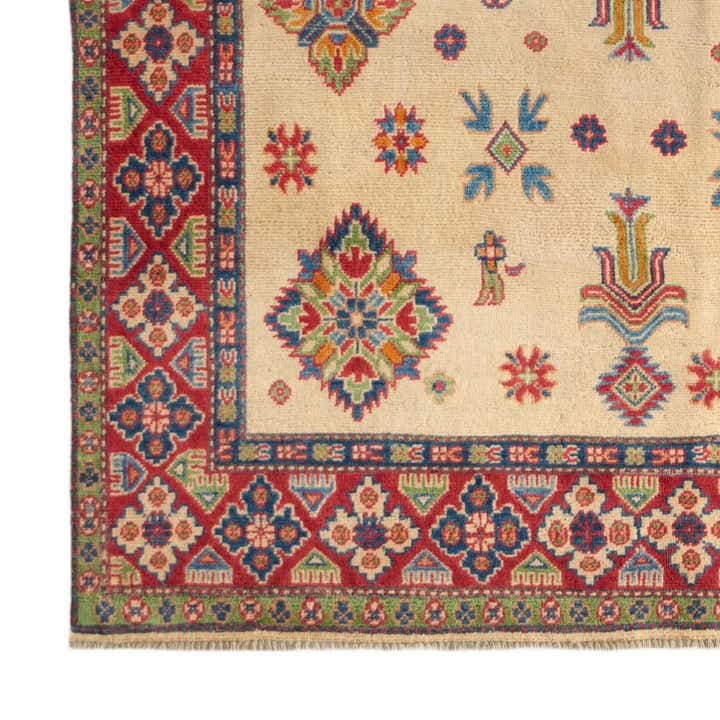 5' x 6' 11 Hand Knotted Kazak Rug