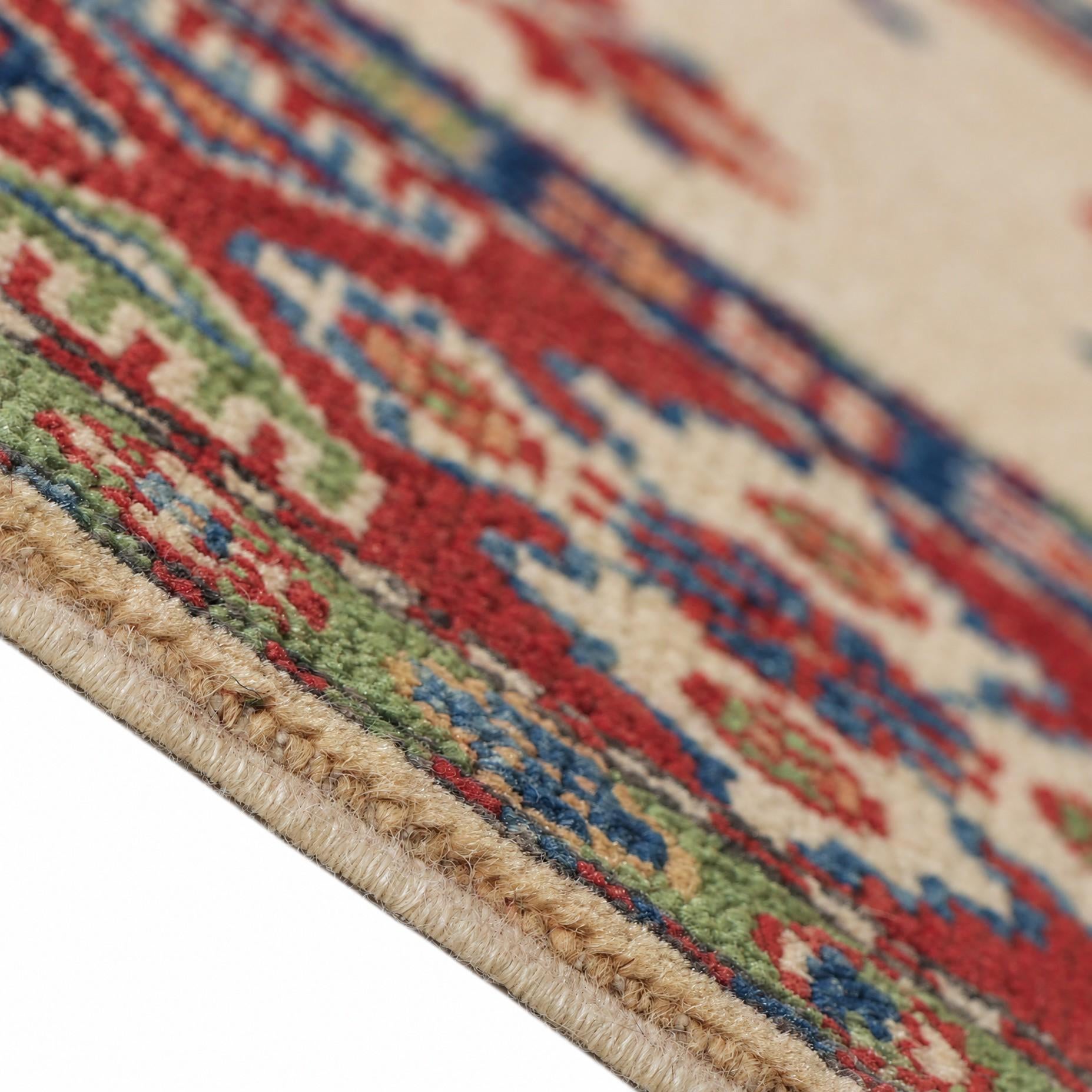 155cm x 210cm Hand Knotted Kazak Rug
