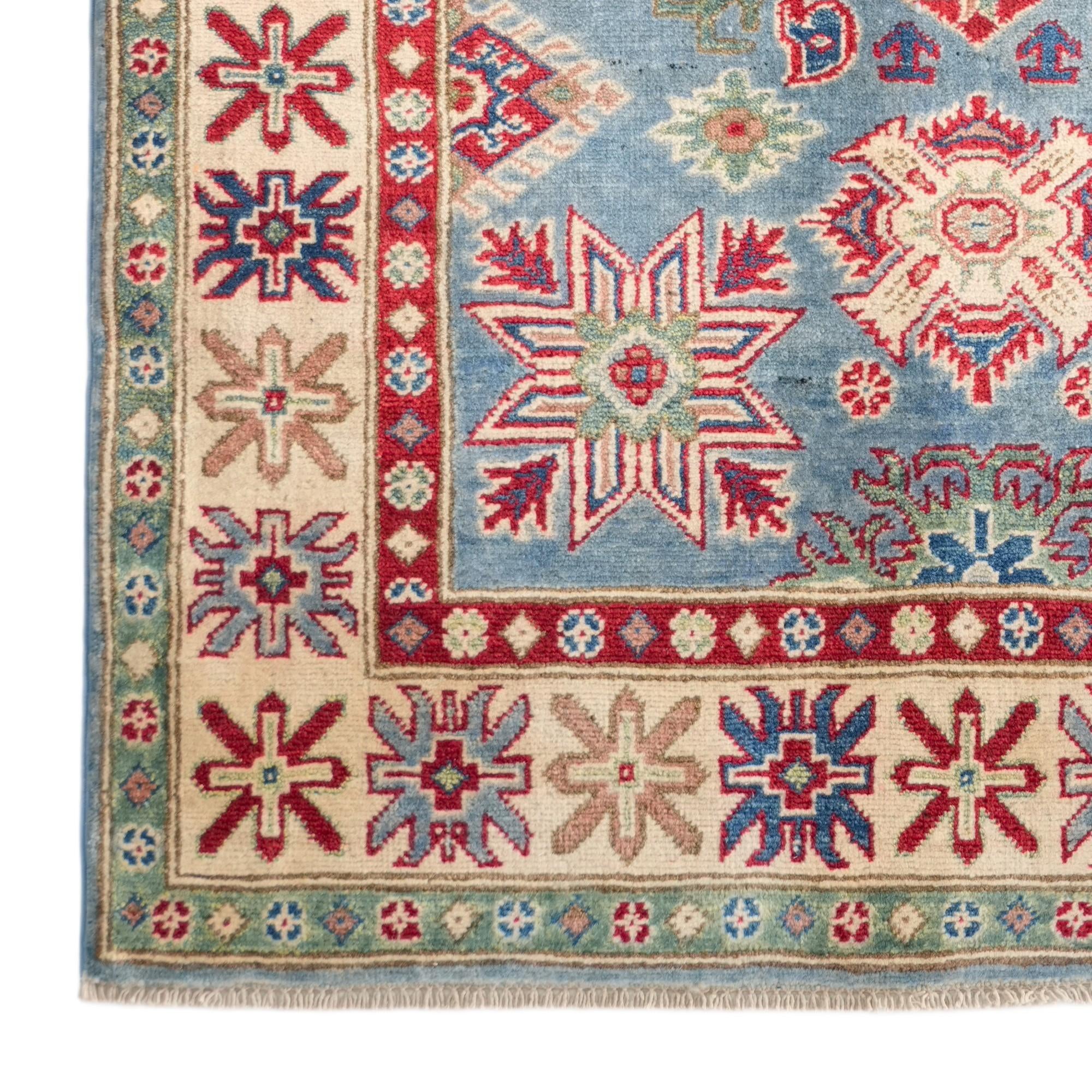 3' 6 x 5' Hand Knotted Kazak Rug