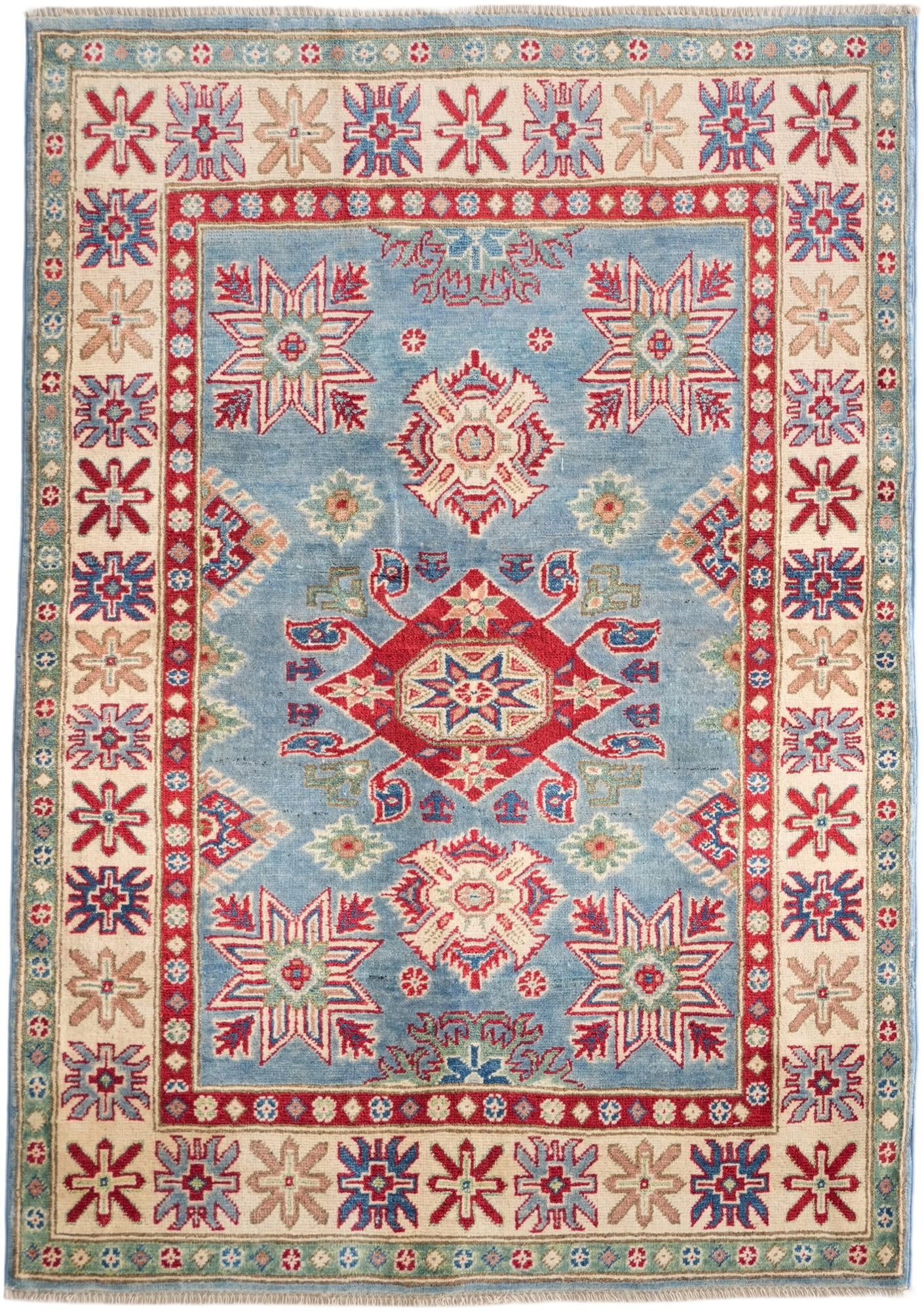 3' 6 x 5' Hand Knotted Kazak Rug
