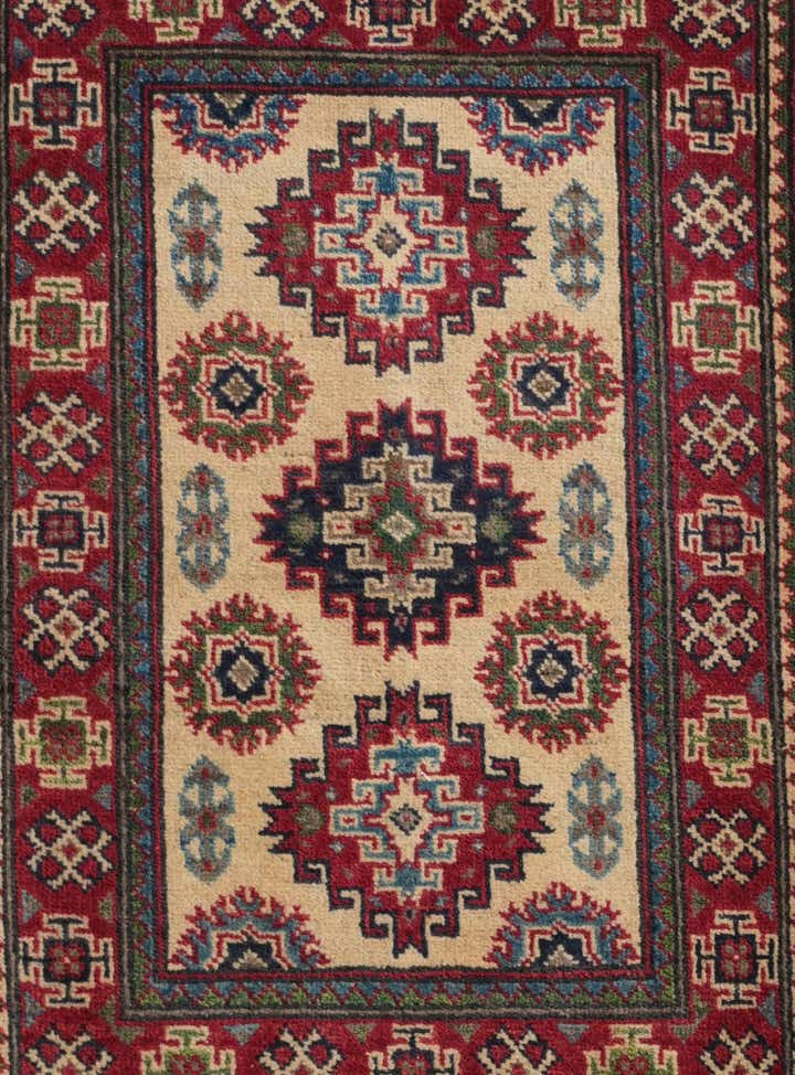 2' 1 x 3' Hand Knotted Kazak Rug