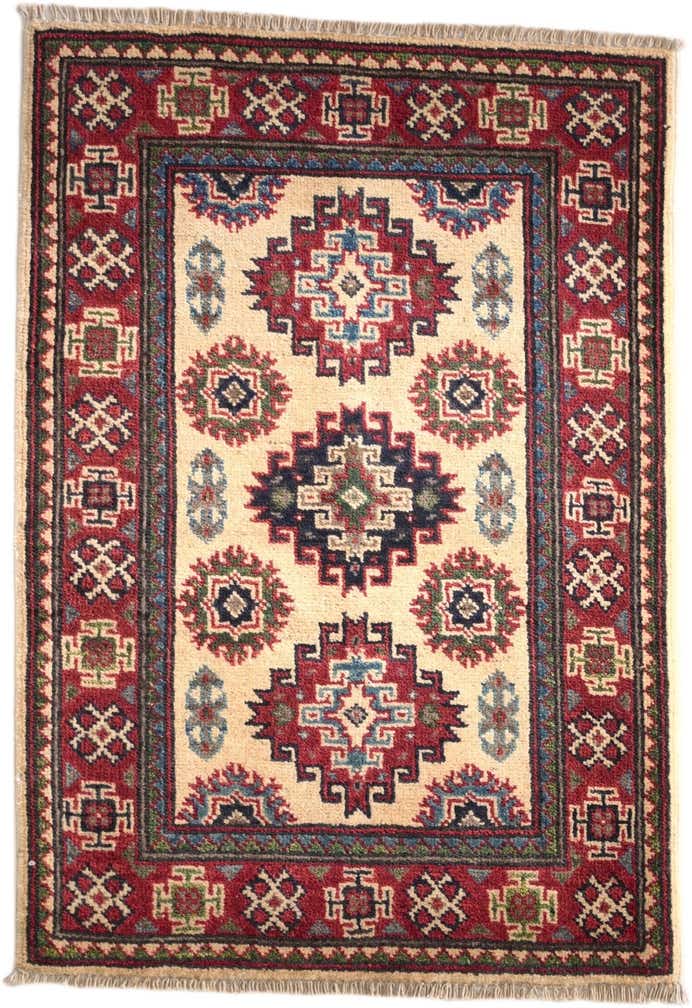 2' 1 x 3' Hand Knotted Kazak Rug