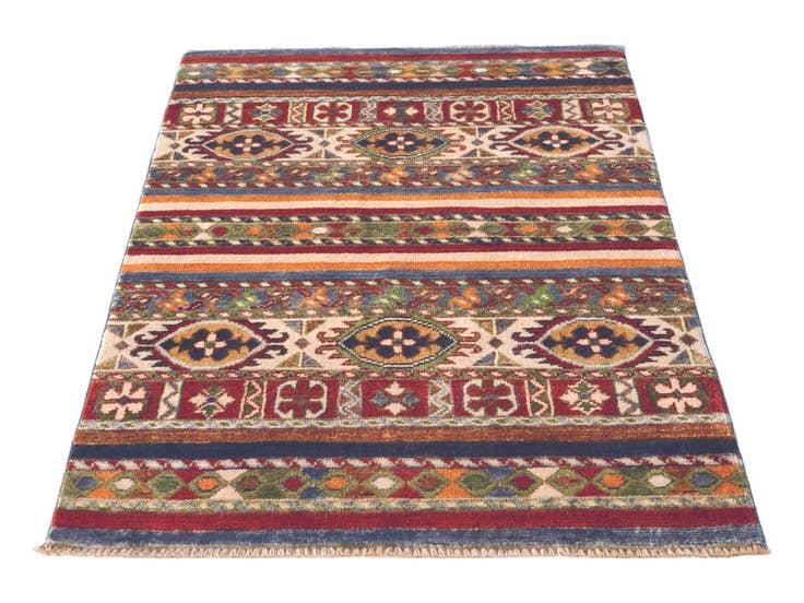 Detail image of 2' 8 x 3' 11 Hand Knotted Kazak Rug