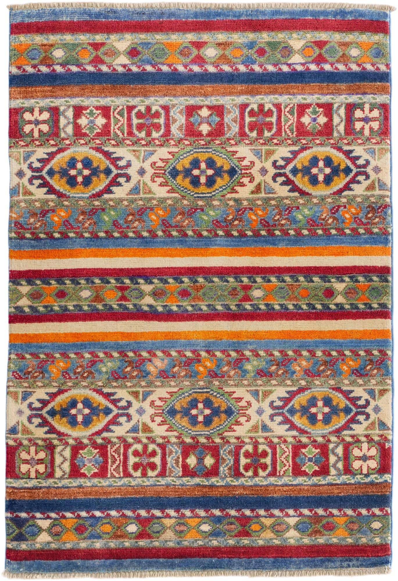 2' 8 x 3' 11 Hand Knotted Kazak Rug