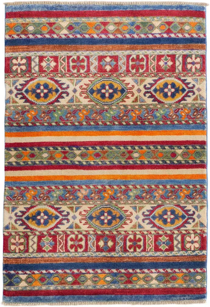 2' 8 x 3' 11 Hand Knotted Kazak Rug
