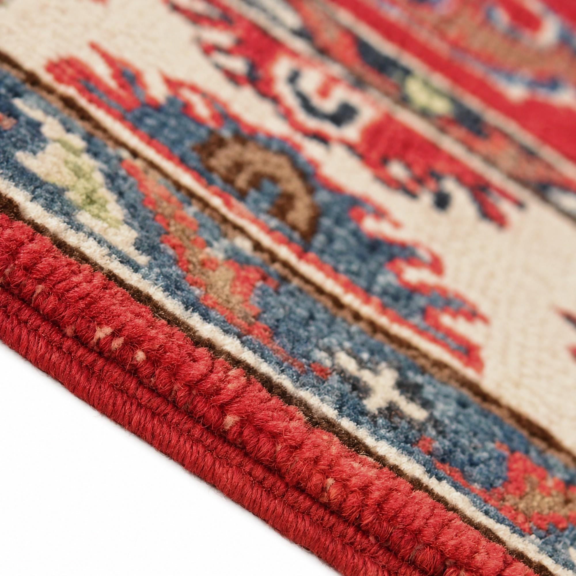 100cm x 145cm Hand Knotted Kazak Rug