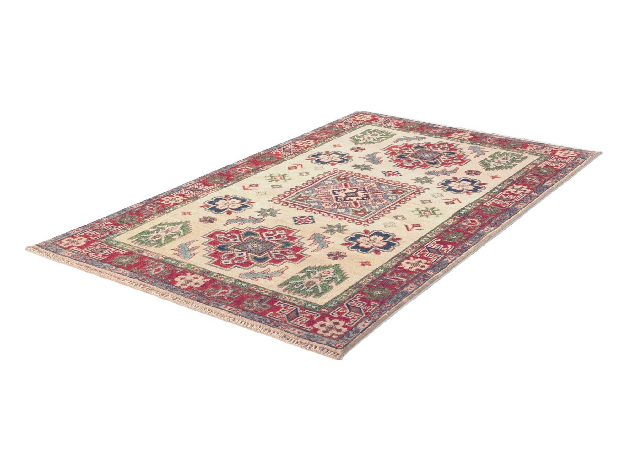 95cm x 155cm Hand Knotted Kazak Rug