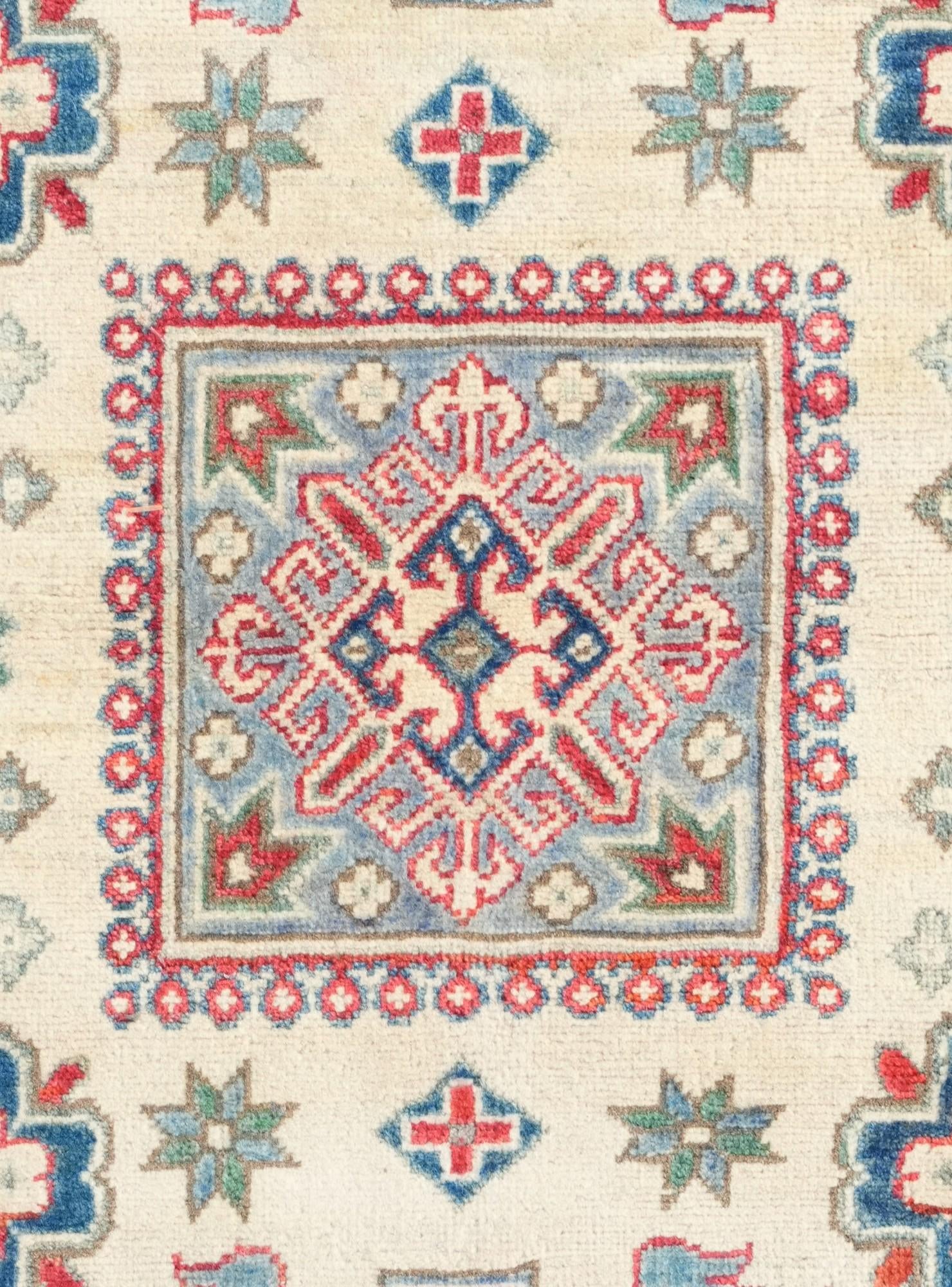 3' 2 x 5' 1 Hand Knotted Kazak Rug